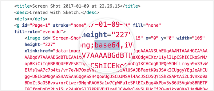 Example of base64 image inserted into your SVG