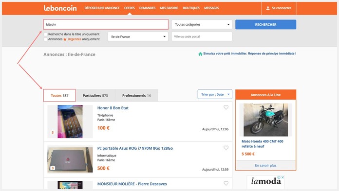 leboncoin.fr - The biggest classified ads site in France