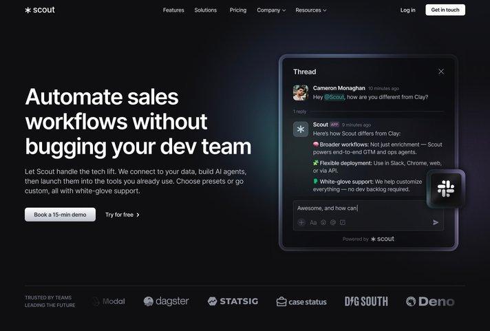 ScoutOS website
